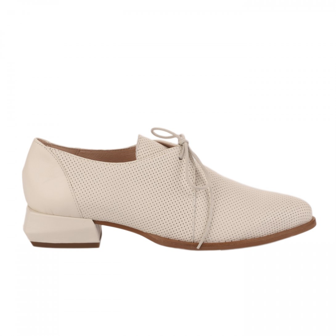 Chaussures à lacets Wonders blanc femme - C6020 - 75404