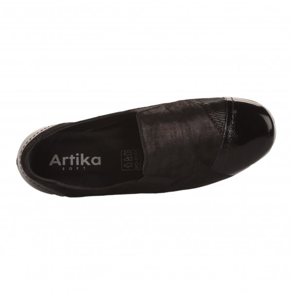 Chaussures de confort femme - ARTIKA - Noir