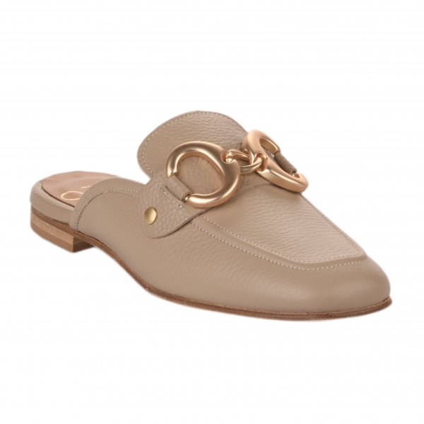 Mules femme - MIGLIO BY CAMILLE CERF - Taupe