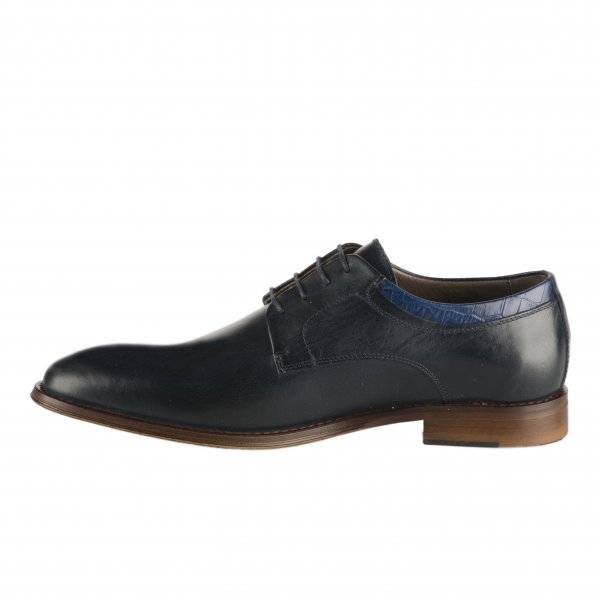 Chaussures à lacets homme - FIRST COLLECTIVE - Bleu marine