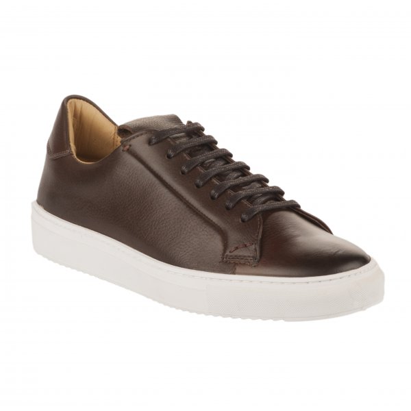 Baskets homme - FIRST COLLECTIVE - Marron fonce
