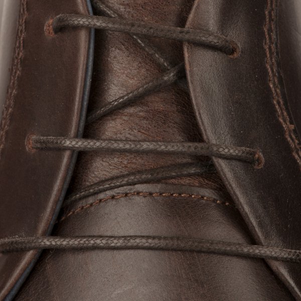 Chaussures à lacets homme - FIRST COLLECTIVE - Marron fonce