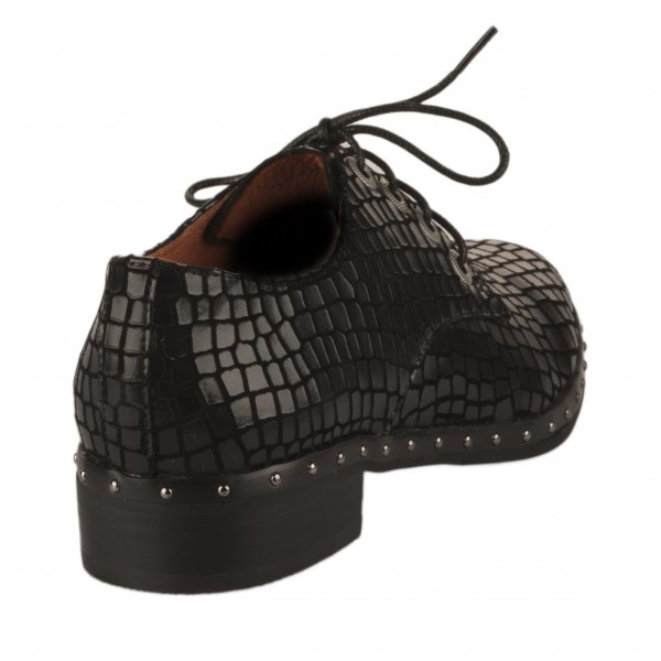 Chaussures à lacets femme - MAM'ZELLE - Noir