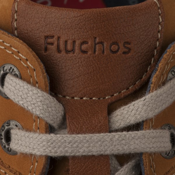 Chaussures à lacets homme - FLUCHOS - Jaune