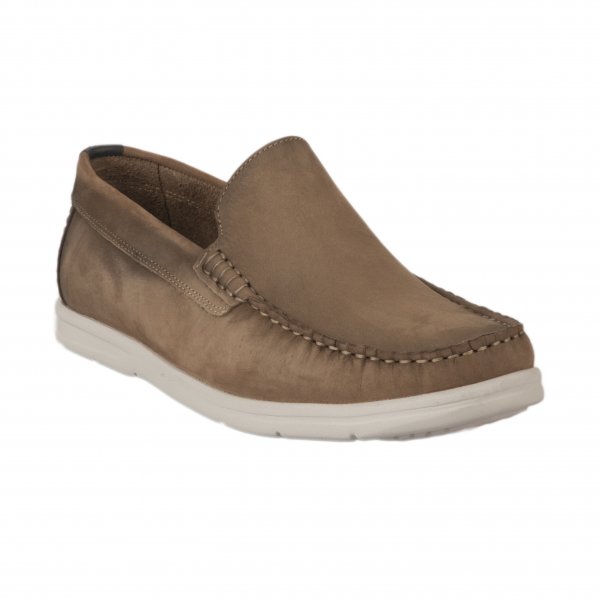 Mocassins homme - FIRST COLLECTIVE - Beige fonce