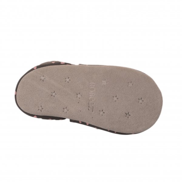 Chaussons fille - ROBEEZ - Gris fonce