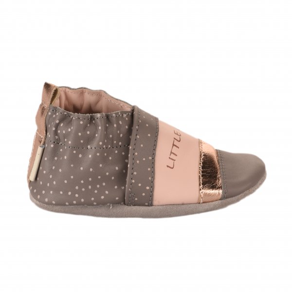 Chaussons fille - ROBEEZ - Gris