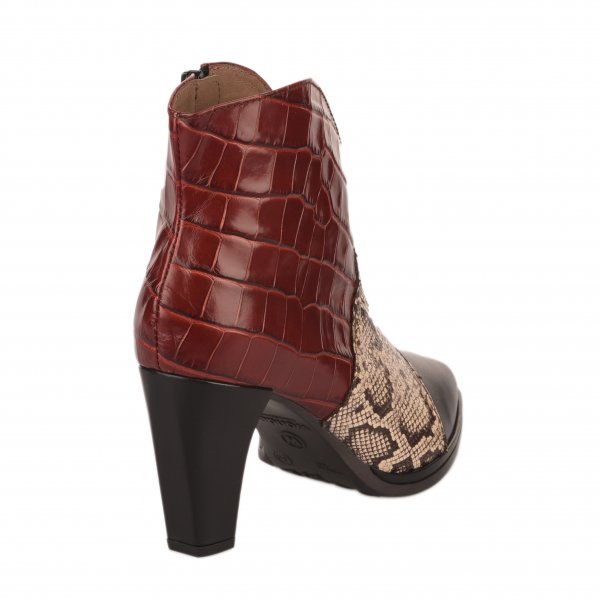 Boots femme - WONDERS - Rouge