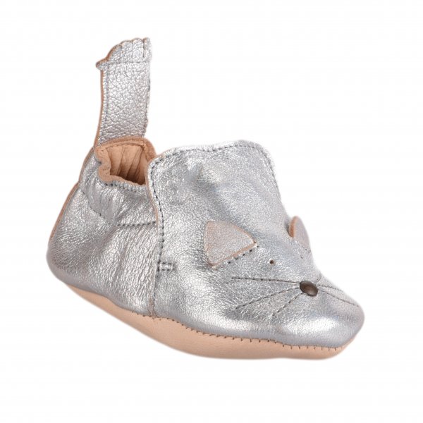 Chaussons fille - EASY PEASY - Gris argent