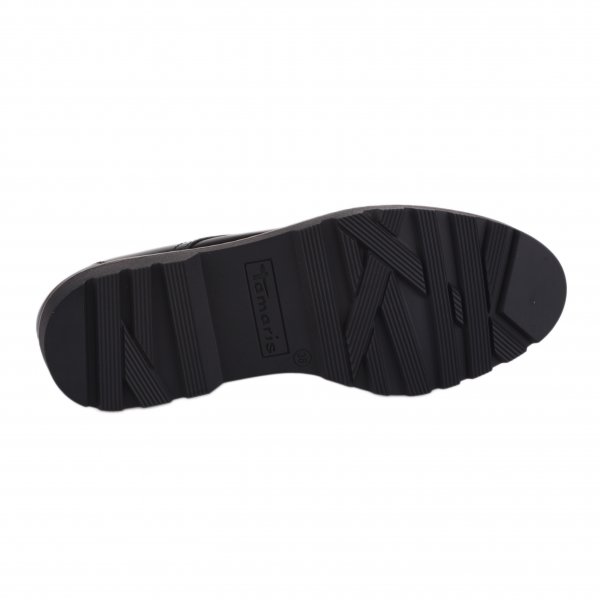 Chaussures à lacets femme - TAMARIS - Noir mat