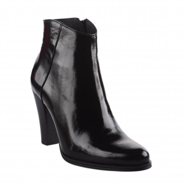Boots femme - MAJORELLE - Noir verni