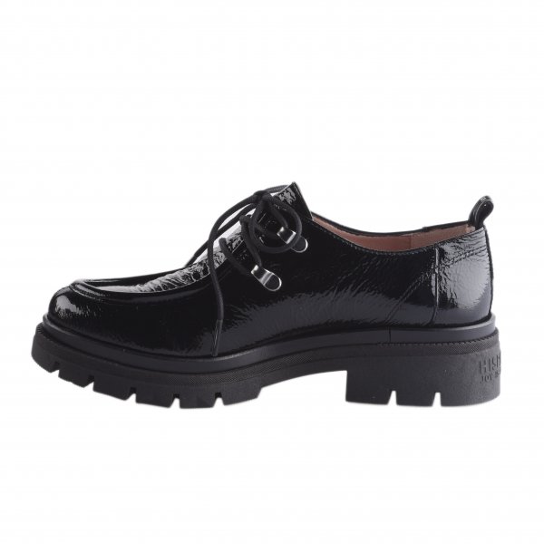 Chaussures à lacets femme - HISPANITAS - Noir verni