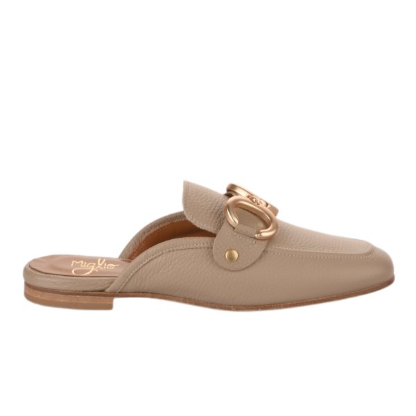 Mules femme - MIGLIO BY CAMILLE CERF - Taupe
