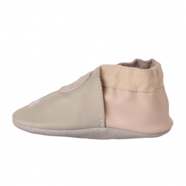 Chaussons fille - ROBEEZ - Gris clair