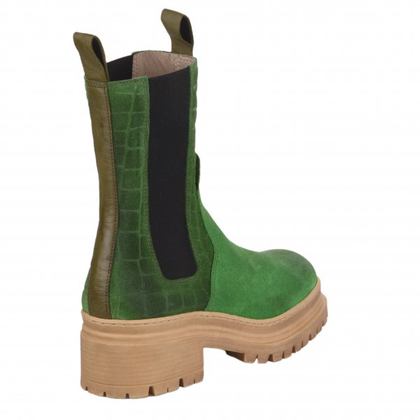 Boots femme - CASTA  - Vert