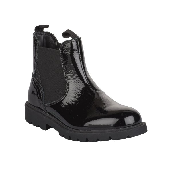 Boots fille - GEOX - Noir verni