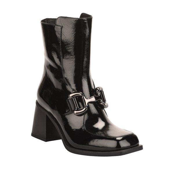 Boots femme - SHADDY - Noir verni