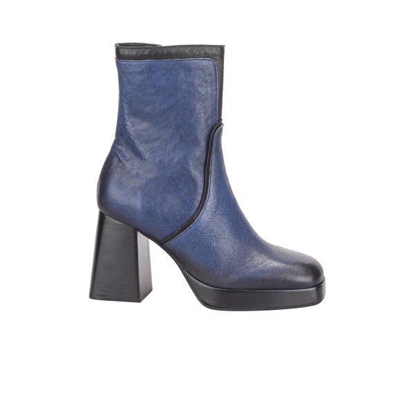 Boots femme - CASTA  - Bleu marine