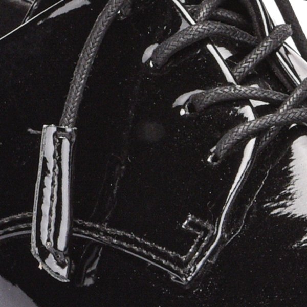 Chaussures à lacets femme - MARCO TOZZI - Noir verni