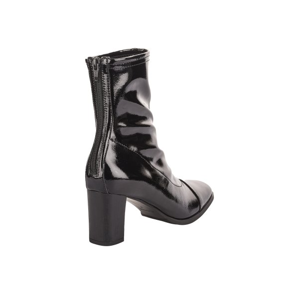 Boots femme - FUGITIVE - Noir verni
