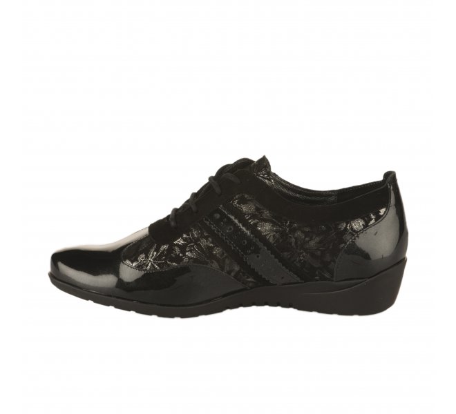 Chaussures à lacets femme - METAYER J - Noir