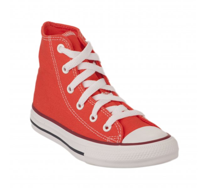 converse fille rouge