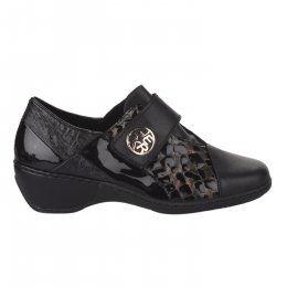 Chaussures de confort femme - RIEKER - Noir